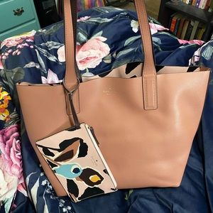 Kate Spade Arch Paper Rose Reversible Tote Bag